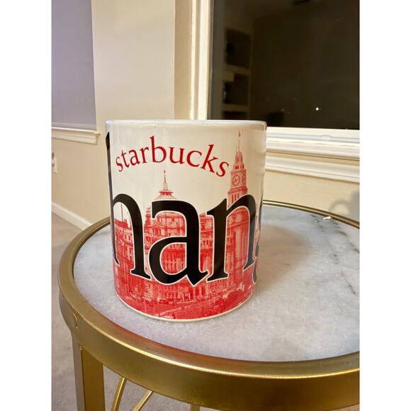 Starbucks Shanghai Mug – Global Icon Series (16 oz) – Red Skyline - Picture 2 of 3